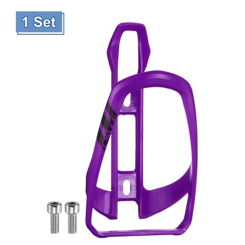 HARFINGTON Bicycle Water Bottle Holder Lightweight Universal Bike Bottle Cages Top Load Cycling Cup Holder for MTB Road Gravel, Purple