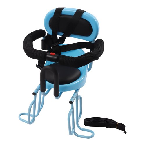 Mlonausz Child Safety Bike Seat w/Backrest for Kids Bike Saddle Seats Rack Rest Cushion
