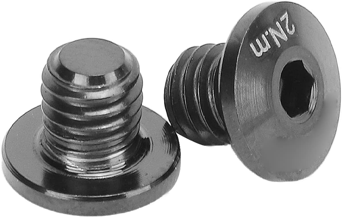 Keenso Oil Cylinder Lid Bolt,Titanium Alloy Lightweight Hydraulic Brake Screw for M7000 M8000 M9000 M9020 (Gold)