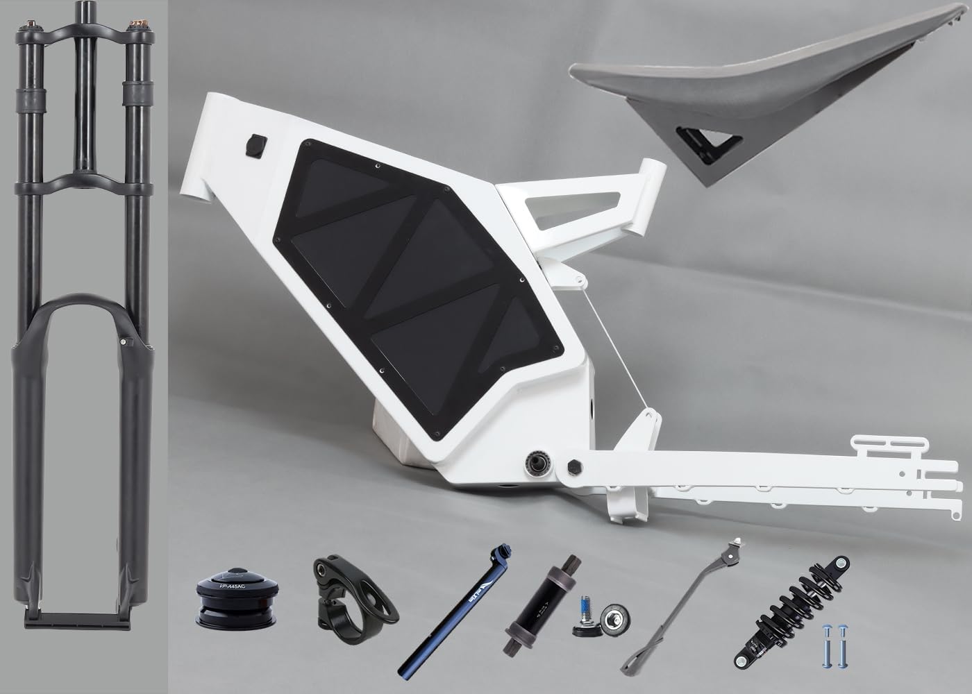 KEYU F1 Enduro ebike Frame Super Design Bicycle Frame with Battery Box for Full Bikes Motorcycle seat Frame Enduro ebike Frame kit