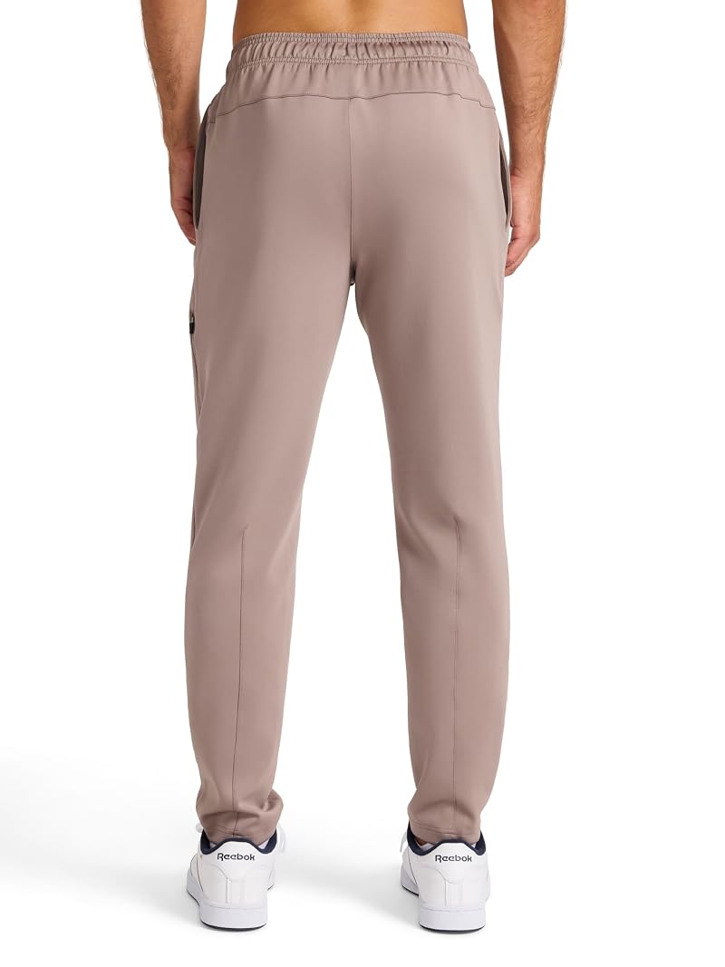 Reebok Men’s Grind Tapered Oblong Pant – Driftwood, Small (30” Inseam)