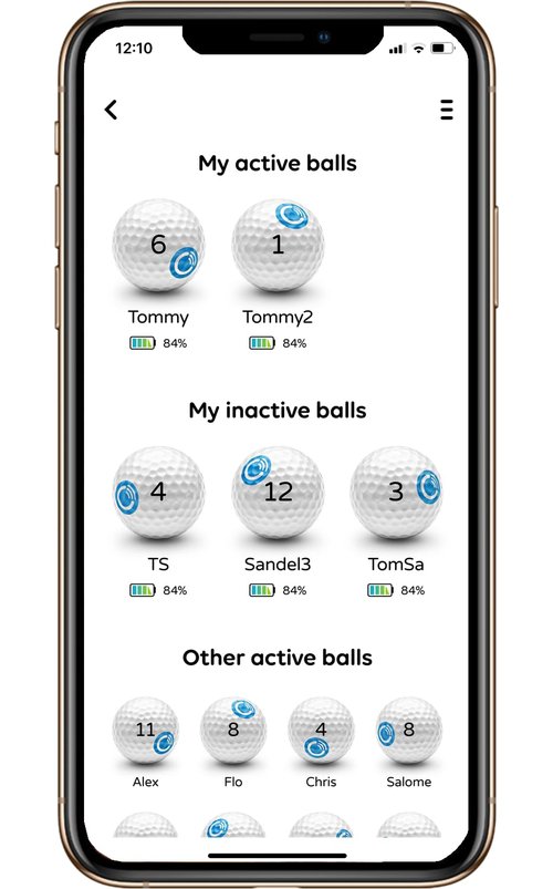 Chiping GPS Tracked Golf Balls (6 Pack) - The Worlds First GPS Tracked Golf Balls - Play Faster - Score Better - Paired with The Chiping GPS App and 35,000 Courses Around The World