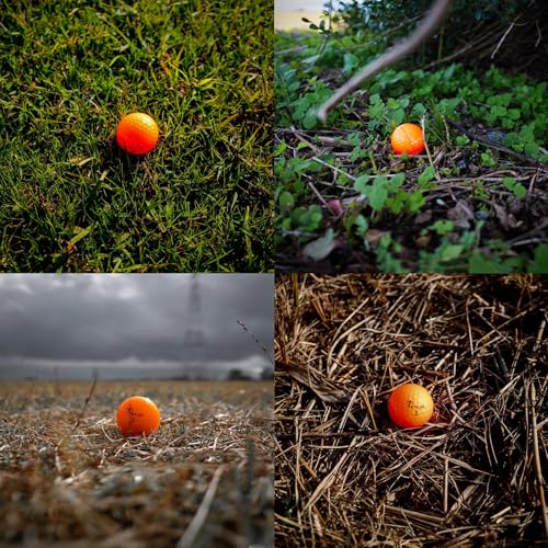 Trust Panther Orange 12 Balls - Extra Thin Urethane Cover Golf Balls for High Spin & Distance