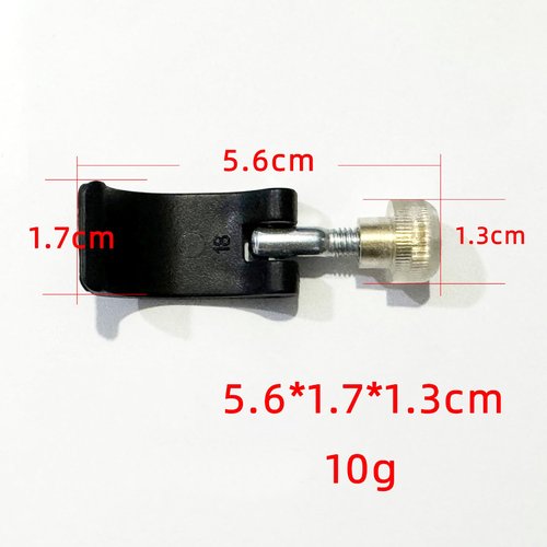 DraCra 6 Pack Trikking Poles Clamp Replacement External Quick Flip Lock Fastener Buckle Clip with Nut Screws for Hiking Pole Walking Stick Camping Mountaining Backpacking Outdoor Repair Spare Parts