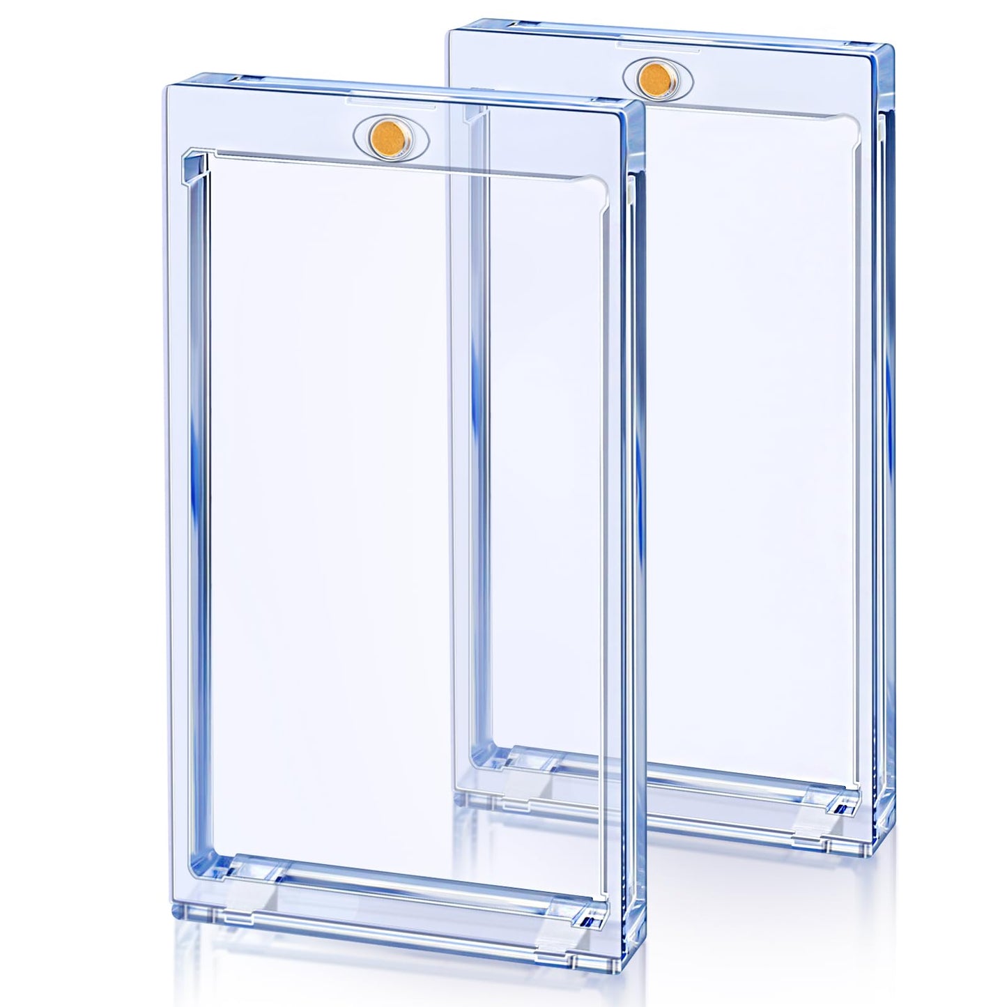 2 Pack Card Booster Pack Display Holder, Magnetic Card Holder for Card Booster Pack, UV Protection