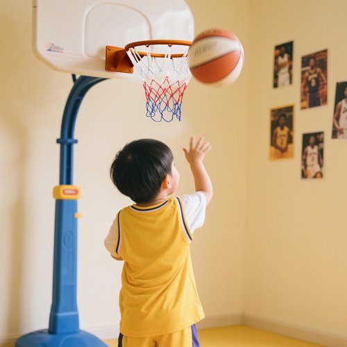 BOHUIZ 4 Pcs Small Net Replacement for 8 Loops Mini Basketball Hoop, Rainproof Sunscreen for All-Weather 8"-10.25" Rims Basketball Hoop Net for Indoor and Outdoor Replacement Net