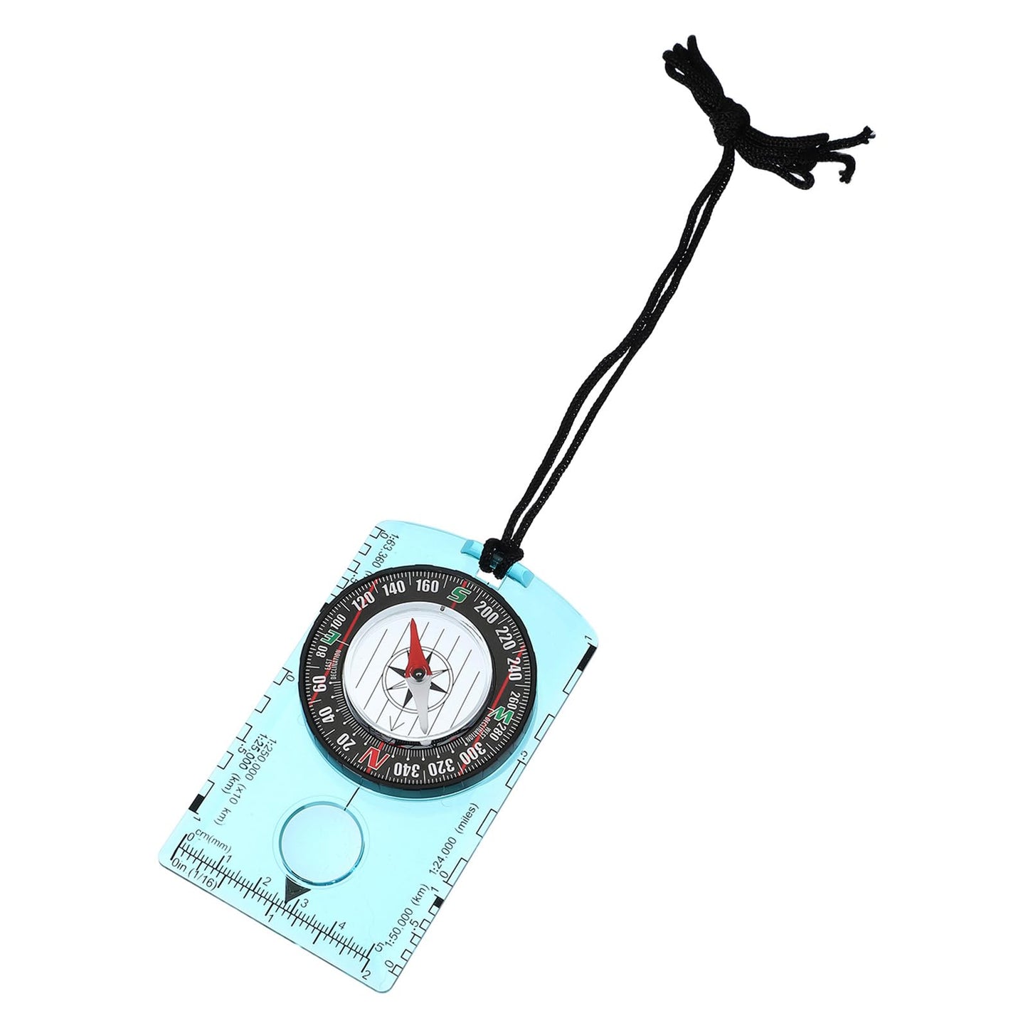 PATIKIL Orienteering Compass, Navigation Hiking Backpacking Compass for Map Reading Survival Outdoor Exploring, Transparent