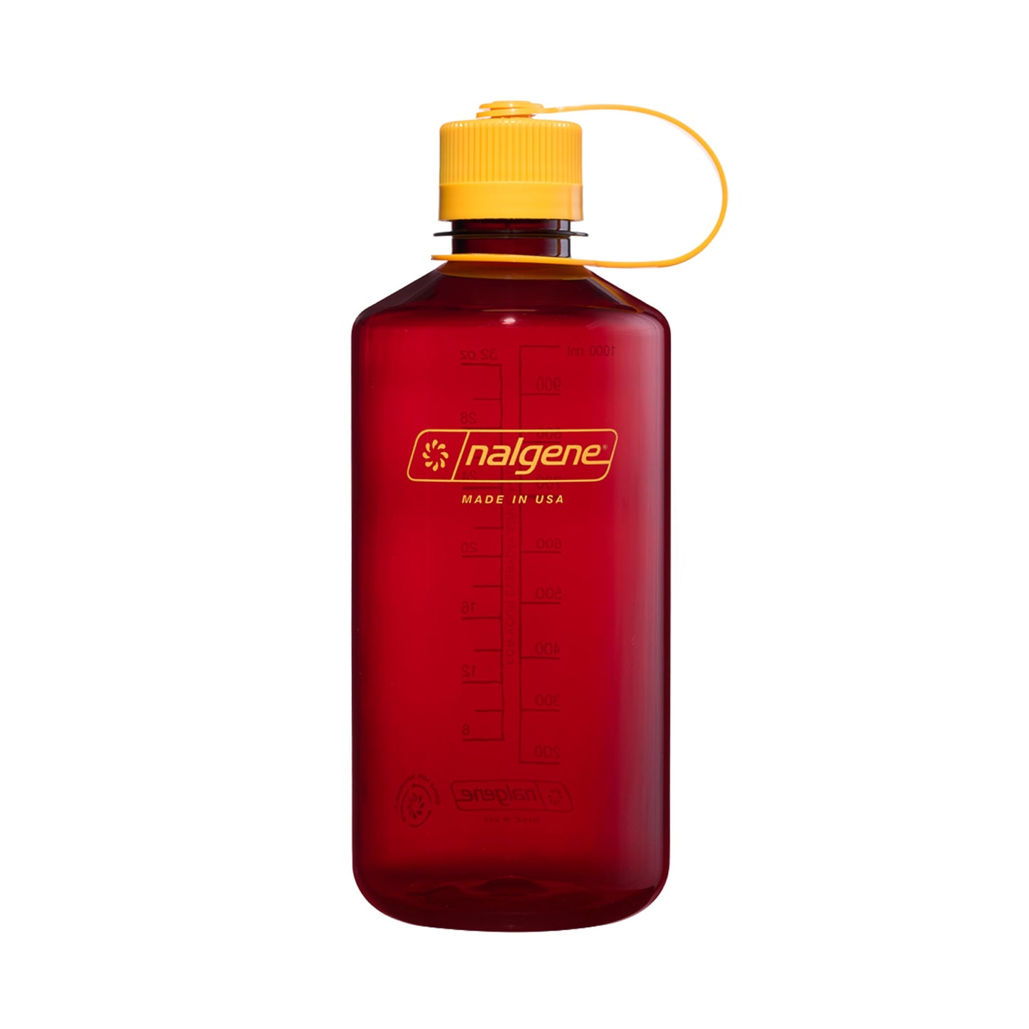 Nalgene 32 oz Narrow Mouth Water Bottle | BPA-Free, Durable & Leak Proof, Lghtweght Bottle for Hkng, Gym & Travel, Laker