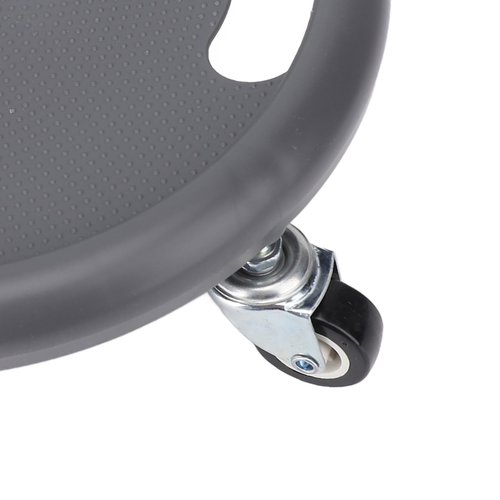 NOENNULL 4-Wheel Roller Trainer for Enhanced Core Strength and Fitness Roller Sliding Disc, Odorless Premium Workout Device with 360 Degree Rotation, Stability for Home Gym (Grey)