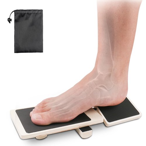 Ankle Balance Board & Foot Strengthener – Stability Exercises Trainer for Sprained Ankle Recovery, Physical Therapy & Posture Correction – Non-Slip Wobble Board for Balance Training & Plantar Fasciitis Relief