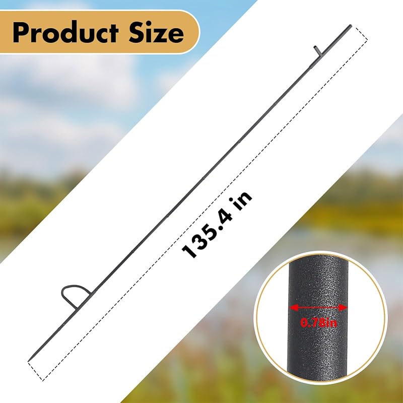 Variation of THIS listing Duck Decoys 11.3 Ft Outdoor Duck Decoy Stand Extension Pole