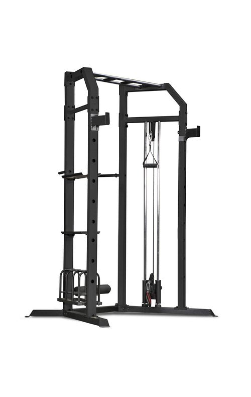 Marcy Olympic Strength Training Power Tower, Cage with Pulley Home Gym System SM-3551AMZ
