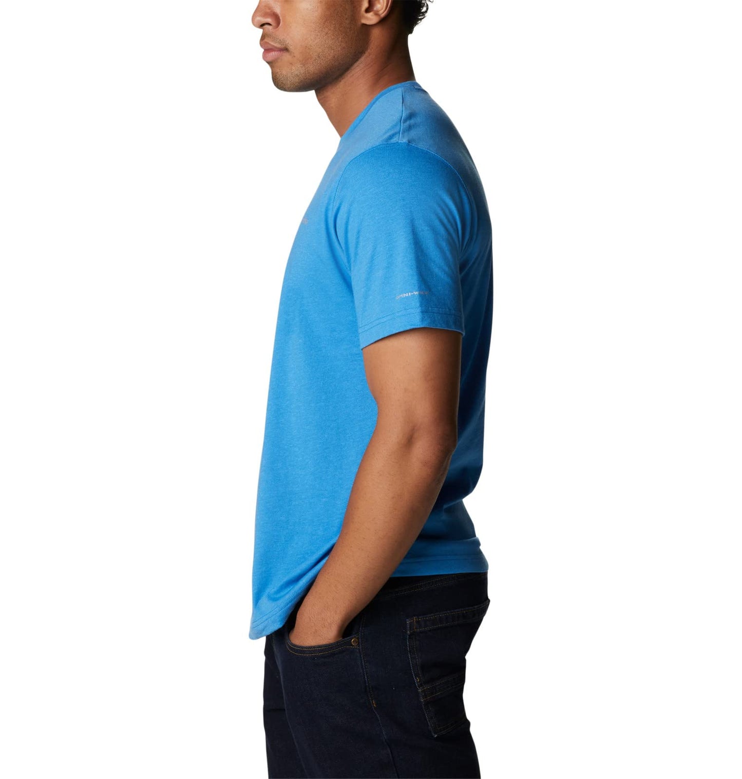 Columbia Men's Thistletown Hills Short Sleeve, Bright Indigo Heather, 1X Big