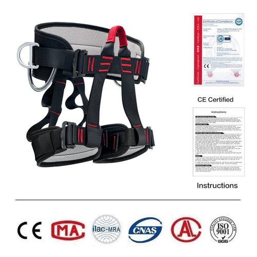 HandAcc Climbing belts, Thicken Professional Large Size Safety Belt for Caving Rock Climbing Fire Rescuing Rappelling Tree and Outdoor Adventure Activities