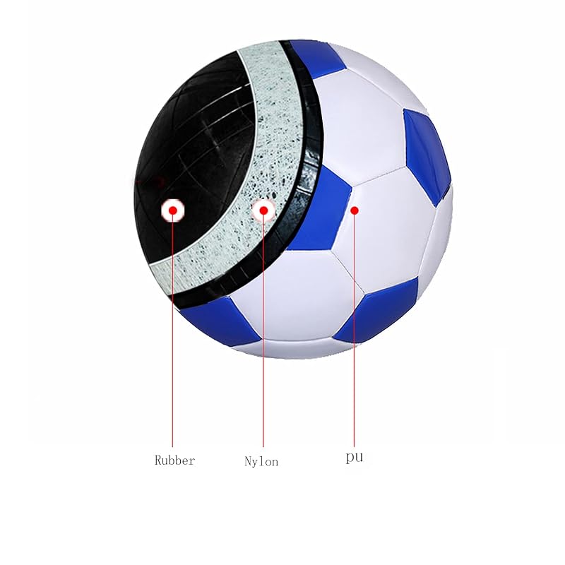 Soccer Ball Size 3 Classic PU Anti-Explosion, Indoor/Outdoor Training, Includes Pump