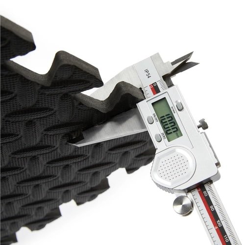 30 * 30cm Gym Floor Mats, Sport Mats Foam Mats,Floor Mat Cover Interlocking Foam Mats,with EVA Foam Floor Tiles for Home Gym(Grey)
