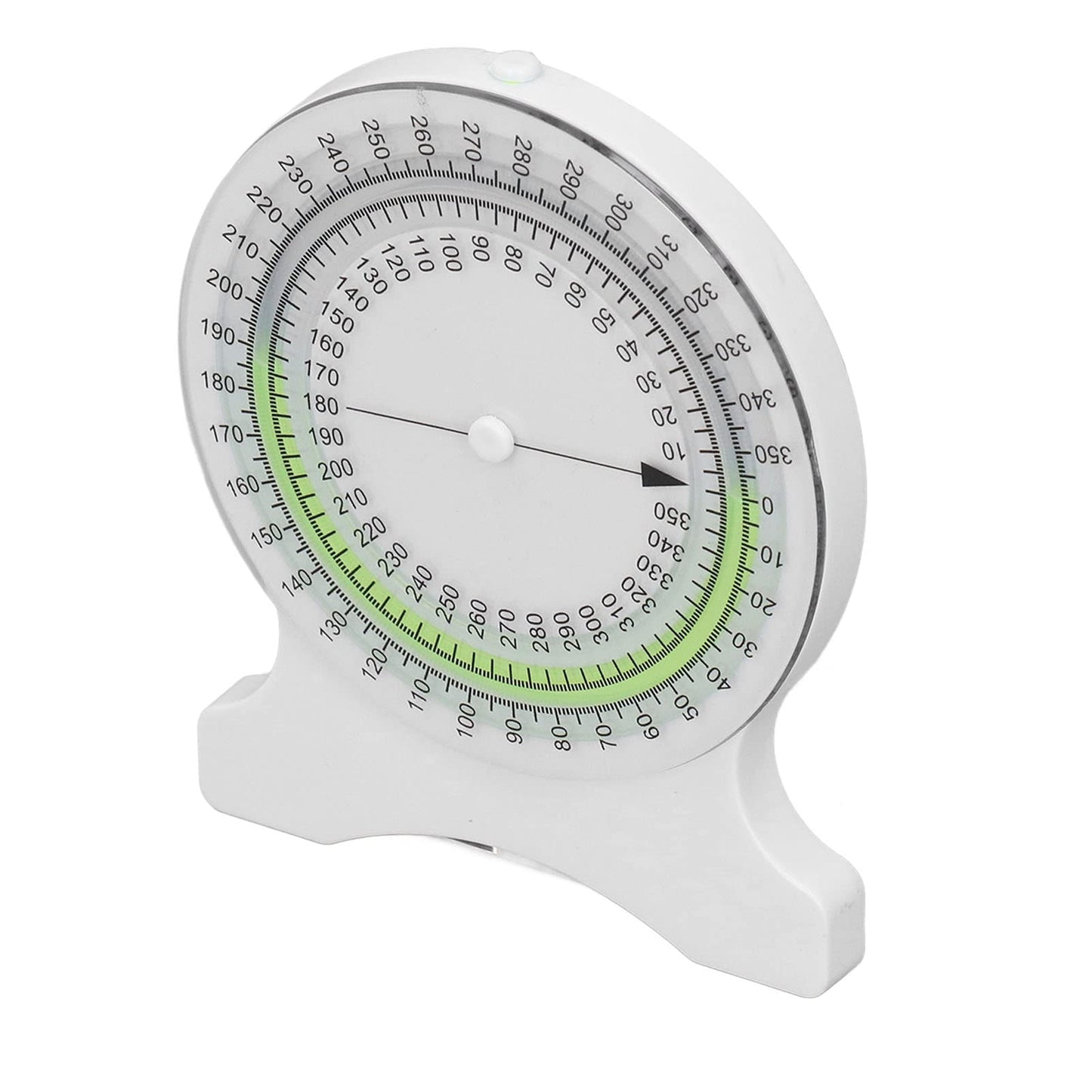 Inclinometer, Clinometer Inclinometer Gauge for Physical Goniometer Physical Non Leak Bubble Accurate Measurements Bubble Inclinometer for Students Professionals (Green)