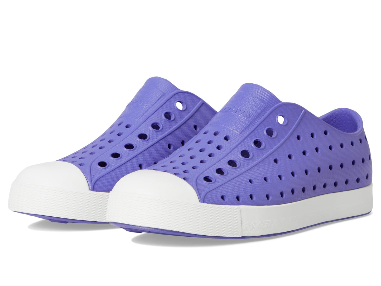 Native Shoes Unisex-Kids Jefferson Sneakers, Punk Purple/Shell White, 5 Toddler