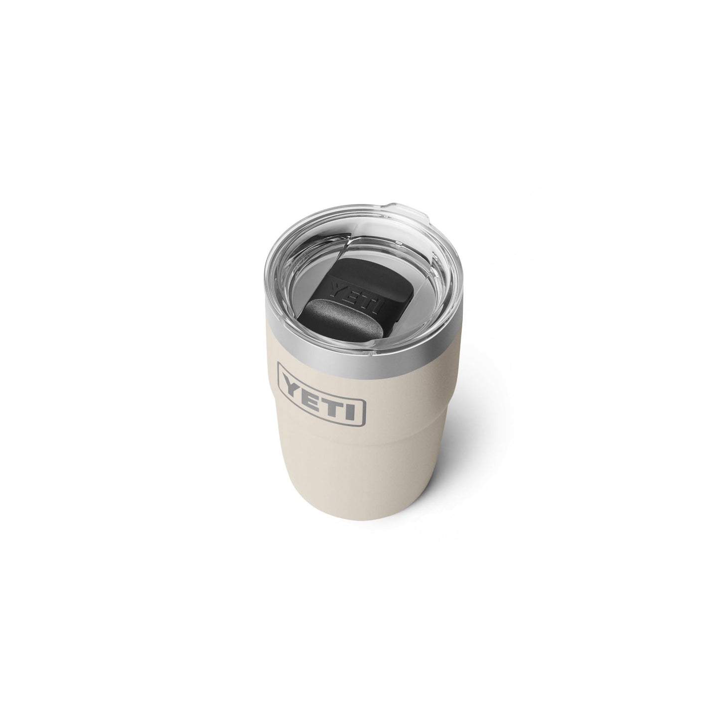 YETI Rambler 8 oz Insulated Coffee Mug with Lid - Stackable Double-Wall Vacuum Insulated Coffee Cup - DuraSip Ceramic Lining - Barista-Friendly Design - Stainless Steel - Dishwasher Safe, Cape Taupe