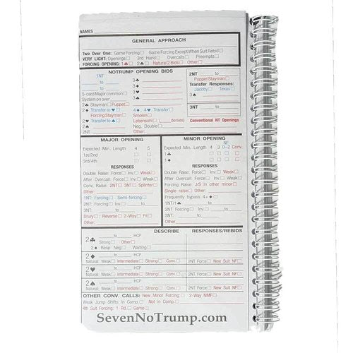 BridgeMate 2 Game Score Book with Card Cover - A Premium Logbook for Recording Duplicate Game Results- Includes 50 Double-Sided Sheets for Easy Tracking- The Ideal Duplicate Bridge Logbook for Players