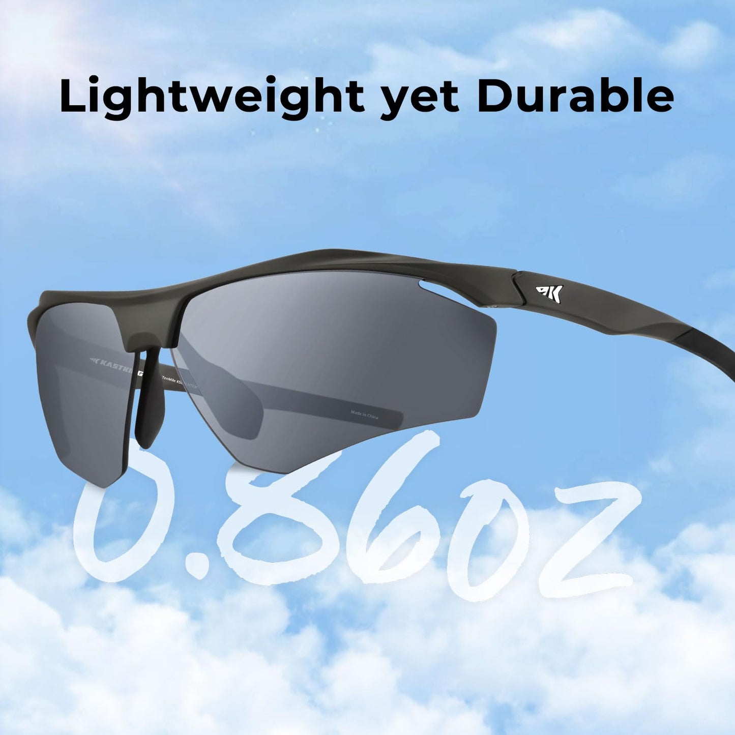 KastKing Tenmile Polarized Sunglasses for Men & Women, UV Protection,Sport Sunglasses Cycling Fishing Outdoor