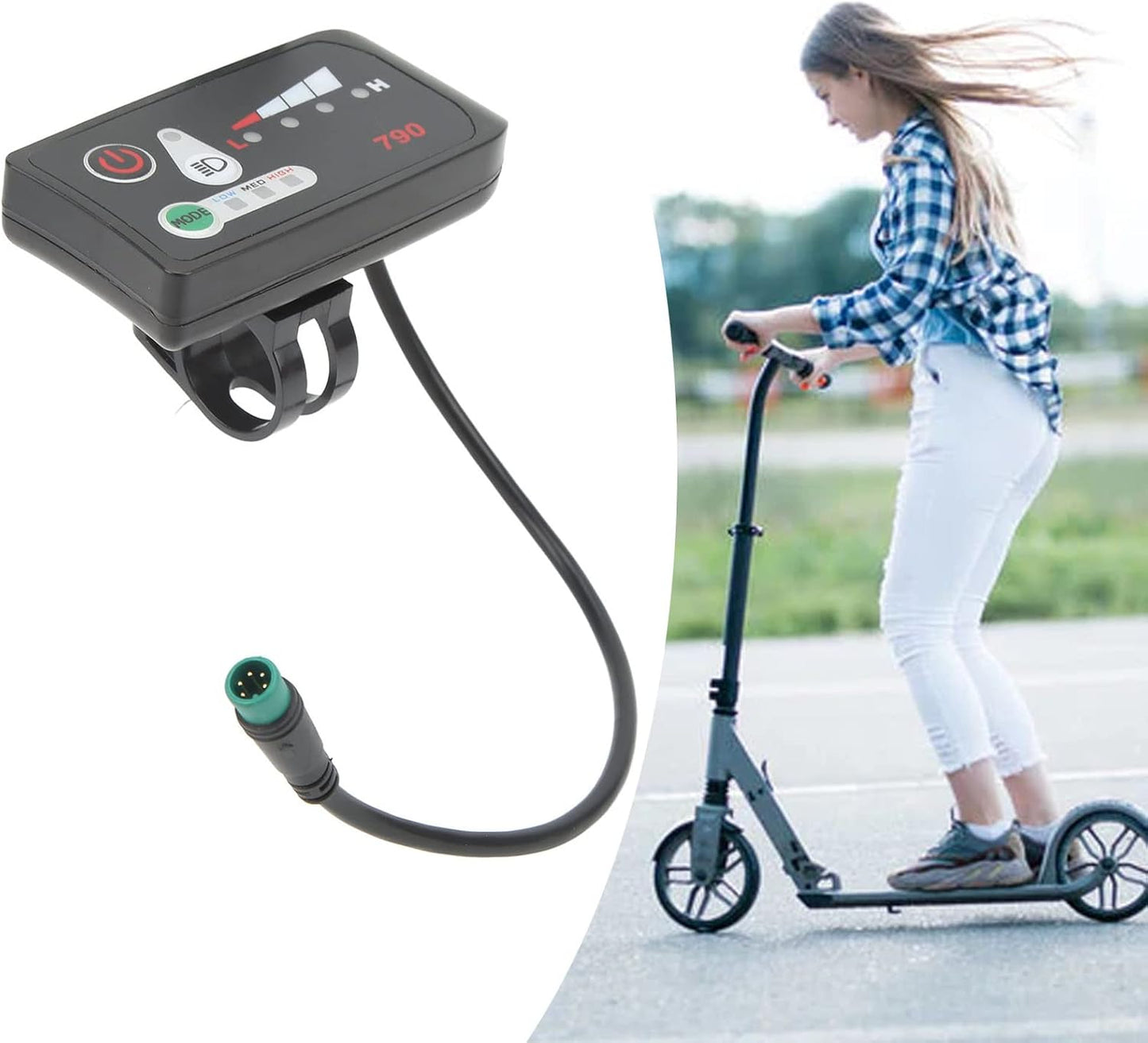 24V 36V 48V Electric bikes Led Display Control Panel , 790 Led Display For Electric bikes 810 Control Electric Bicycle(36V)