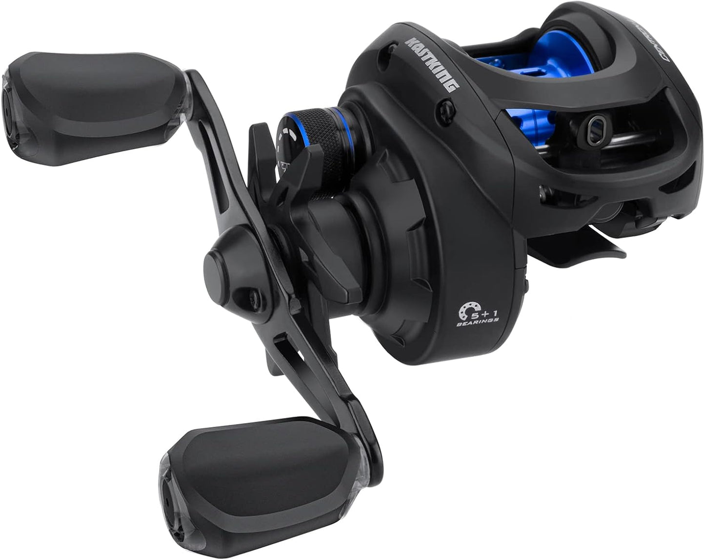 KastKing Centron Lite Baitcasting Fishing Reel – Lightweight, Glass Fiber Infused Nylon Frame – 7.6 OZ – 5 + 1 Anti-Reverse Ball Bearings, 7.1:1 High-Speed Gear Ratio Fishing Reel with Compact Design