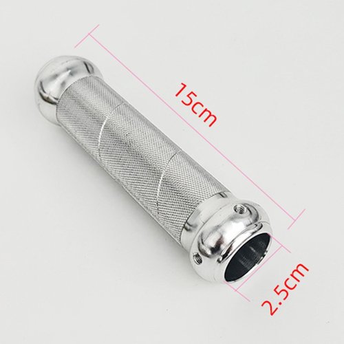 Aosekaa Aluminum Alloy Handle Replacement Hand Grip Cover Anti Slip Handgrip Fitness Equipment Accessory Attachment for Home Gym, Length 15cm