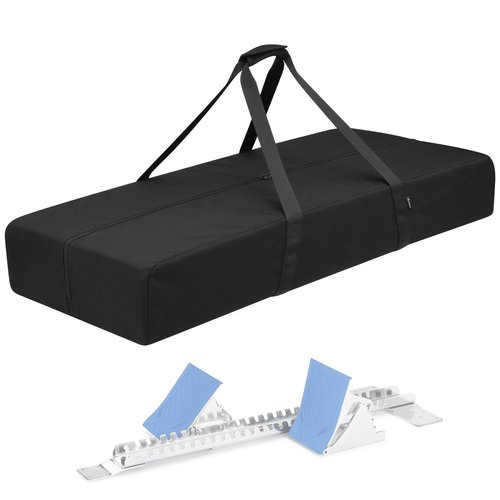 Easecos 39" Starting Block Carry Bag Heavy Duty Starting Block Storage Organizer Bag for Track and Field, Large Portable Duffel Tote with Comfortable Handle for Sports Equipment Travel Camping