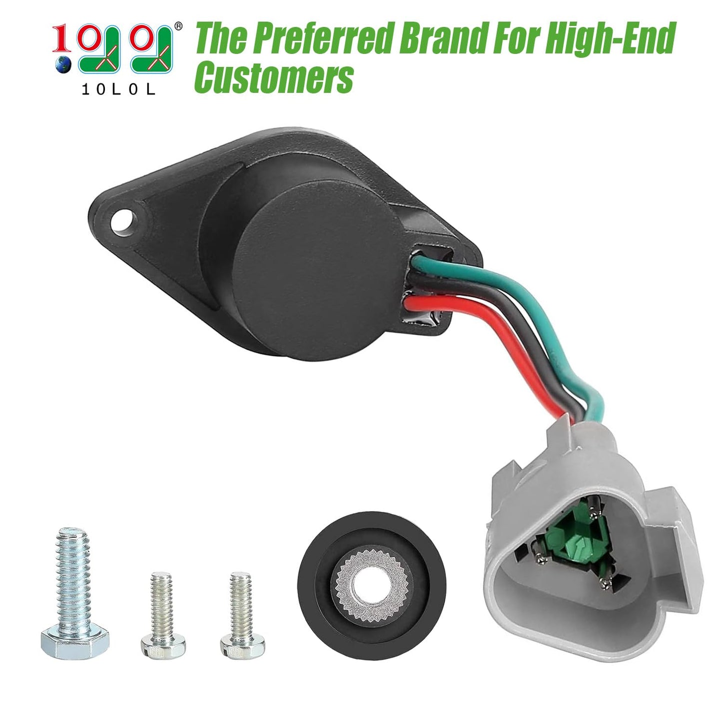 10L0L (High Speed Magnet) Speed Sensor for Club Car IQ DS and Precedent 2004-up 48V Electric Golf Cart with ADC Motor, OEM# 102704901 102265601