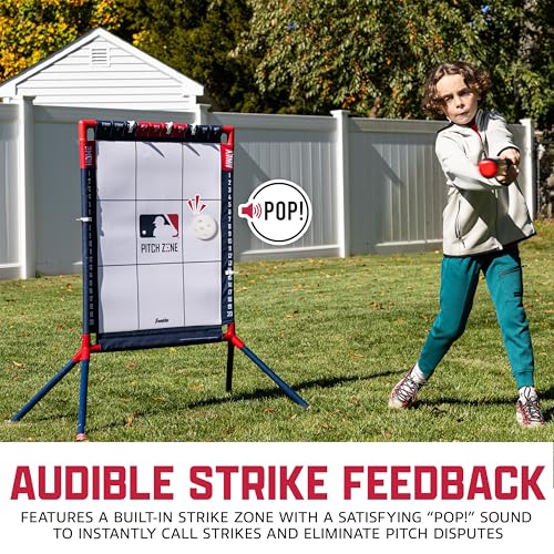 Baseball Pitching Target with Strike Zone & Scorekeeper - Kids Backyard Baseball Game