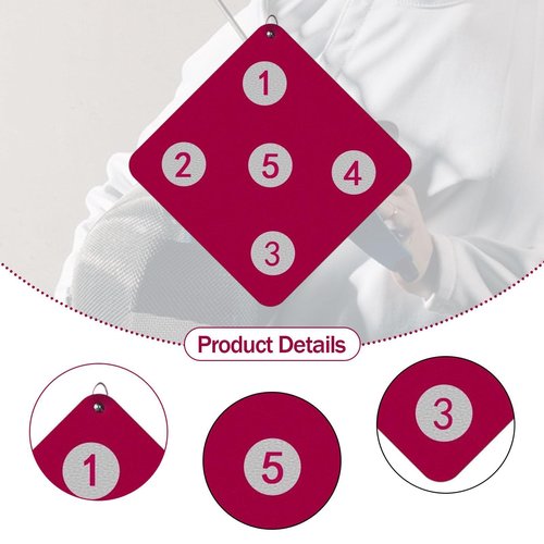 DYNWAVE Fencing Target Practice Board Easy to Install Portable Improving Accuracy and Skill for Fencers Fencing Gears Training Tool