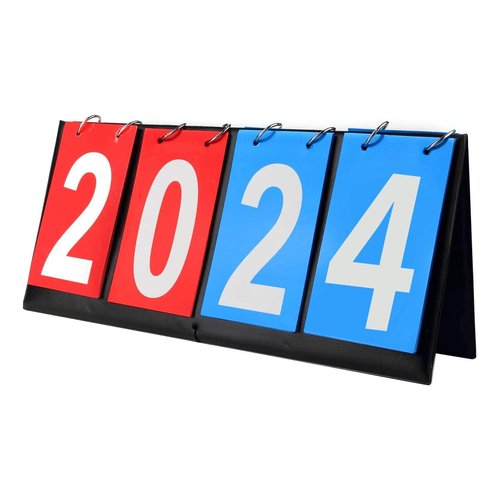 yiwoo Scoreboard Score Keeper,Volleyball Basketball Tennis Table Tennis Scoreboards(4-Digital)