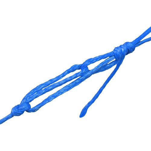 emma kites Black 1.3mm Hollow UHMWPE Braided Cord Spliceable Utility Cord DIY Leash Tent Tarp Guyline Hammock Ridgeline Whoopie Sling Bear Bagging for Camping Backpacking Survival Boating 100Ft