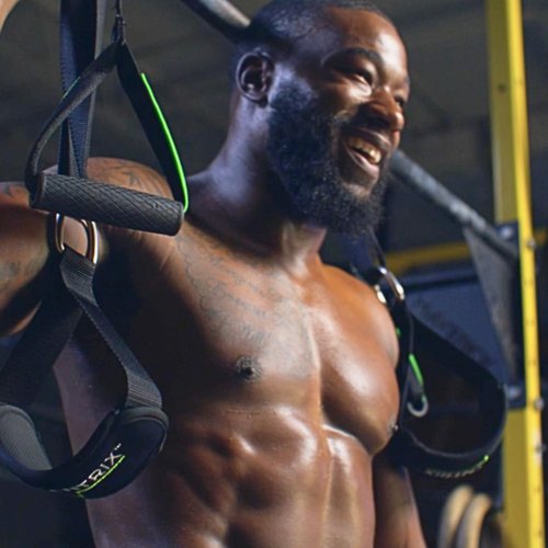 AbSling 2.0 – Premium Hanging Suspension Trainer for Core & Upper Body Strength Training | Heavy-Duty Gym-Grade Ab Slings for Hanging Leg Raises, Abdominal Workouts & Six-Pack Sculpting | Cutting-Edge Two-Pulley Training System Makes Strengthening Easier