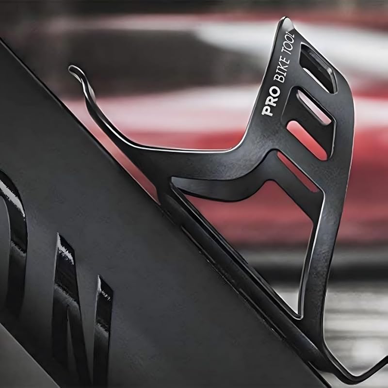 Pro Bike Tool Aluminum Bottle Cage - Matte Black/Aluminum, Universal Fit