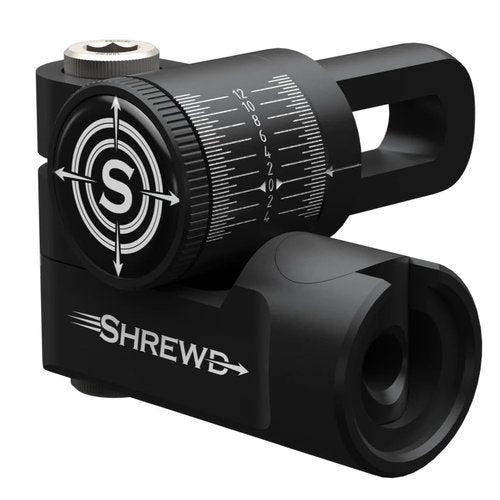 Shrewd SMAVB1ATLASMBK Atlas V-Bar Matte Black Single Archery Bow Stabilizer