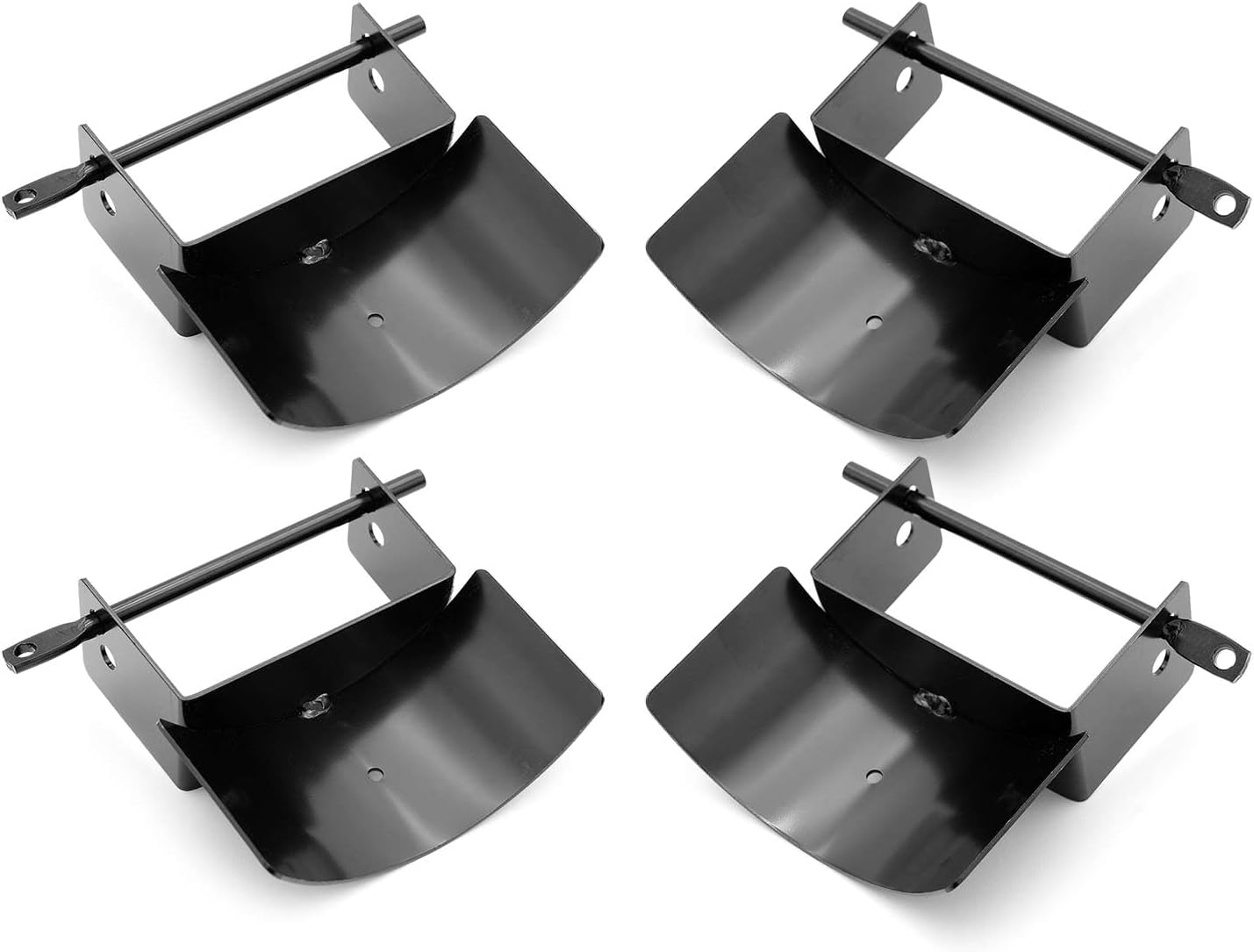 Jeffers Equine Plastic Training Jump Cups for Horses with Pins, Black – Heavy Duty Horse Jump Cups for Training, Arena Obstacles, Hunter Jumper, Equestrian Equipment, Riding Accessories, Pair, 2 Pack