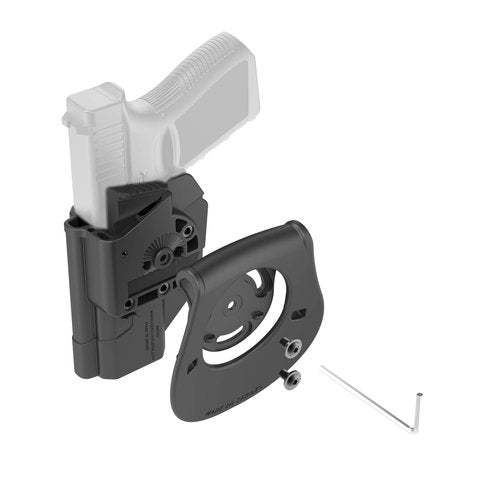 Orpaz G17 Holster Compatible with Glock 17 Holster, Level II OWB Paddle Holster