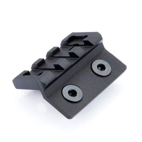 LEGEED Offset Light/Optic Single Picatinny Rail Mount, 3-Slot Black