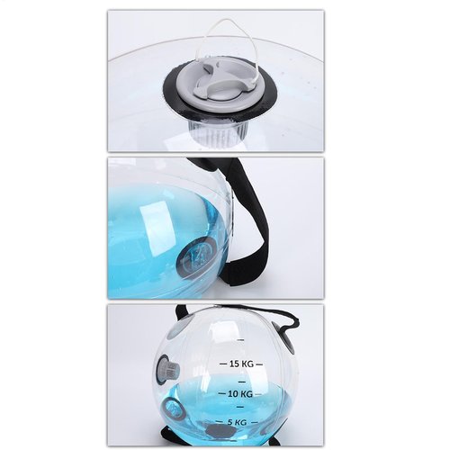 Aqua Bag Workout Ball, Adjustable Water weight ball, Portable Heavy Bag Versatile Training Aid Equipment for Men Women Muscle Training