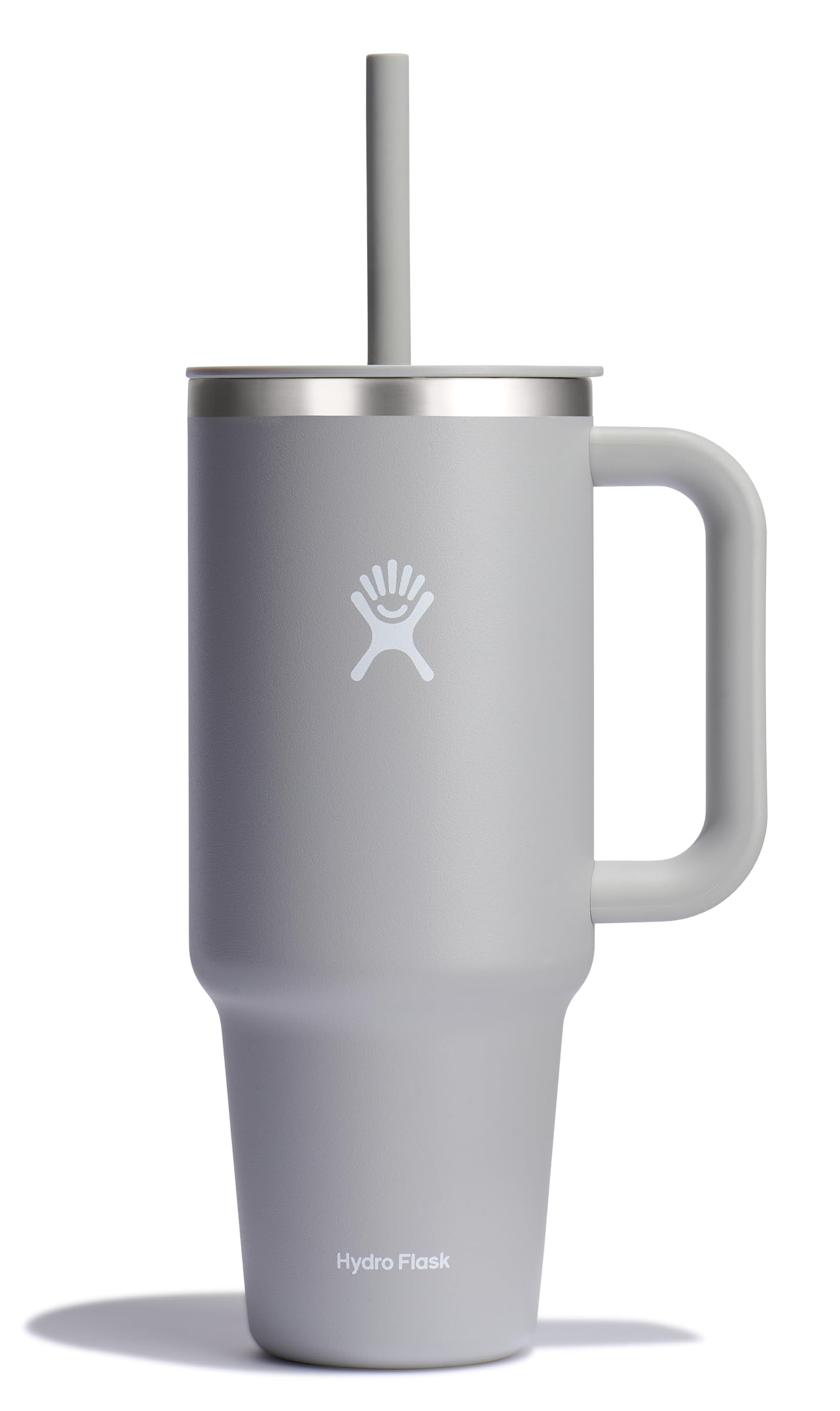 Hydro Flask 40 Oz Travel Tumbler with Handle, Lid and Straw - Insulated Stainless Steel in 40 Oz Birch
