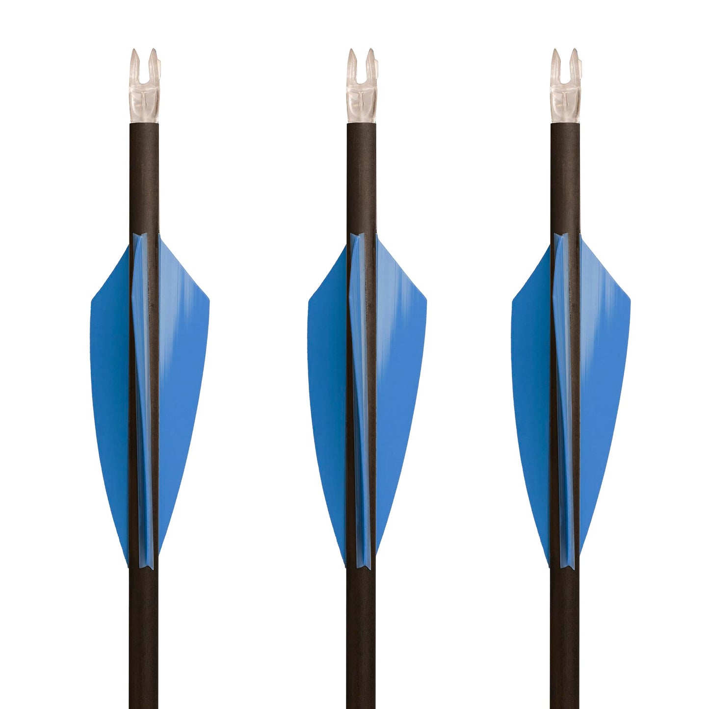 TAC Vanes 2.75" Driver Arrow Vanes | Archery Fletching for Compound & Crossbow | Durable, Lightweight, High Accuracy, Blue 100 Pack
