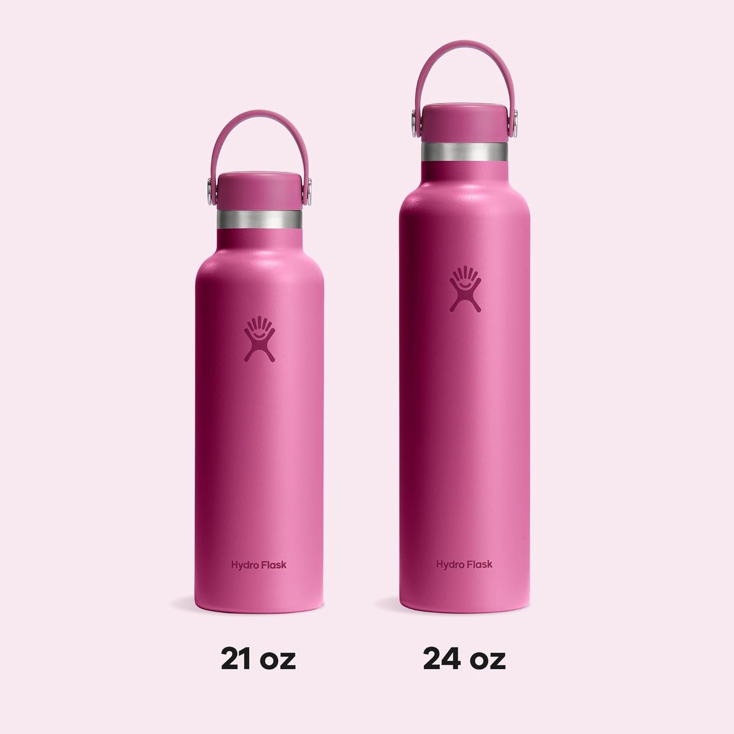 Hydro Flask Water Bottle - Insulated Stainless Steel - Non Spill, Leakproof in 24 Oz White