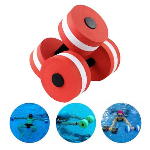 loyliawa Water Weights Aquatics Exercise Dumbbells Water Dumbbell High Density EVA Foam Pool Weight Men Women Water Aerobic Weight Loss Floating Exercise Dumbbell Aquas Fitness Barbell Workout Equipm