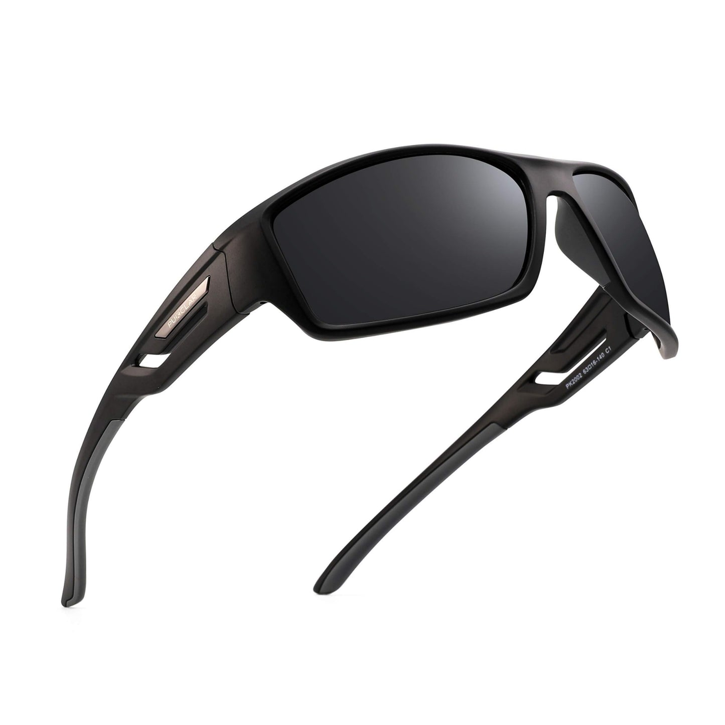 PUKCLAR Sports Polarized Sunglasses for Men Women Driving Sunglasses Cycling Running Fishing Goggles Unbreakable Frame