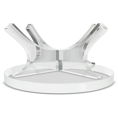 Clear Baseball Holder Stand – Versatile Acrylic Baseball Stand & Softball Holder for Baseballs, Tennis & Golf Balls – Sturdy and Scratch-Resistant, Minimalistic Design for Home or Office Display