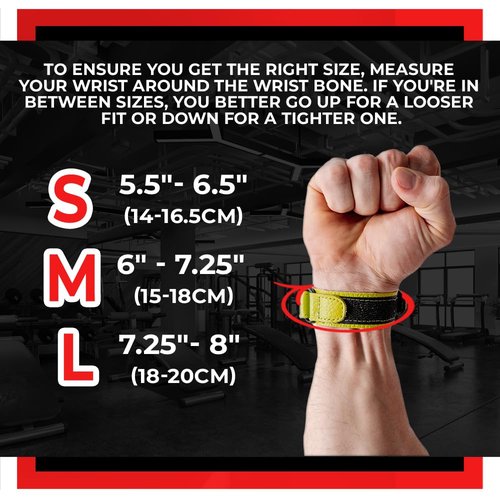 WARM BODY COLD MIND Leather Wrist Wraps for Weightlifting, Powerlifting, Gym – Wrist Support for Men & Women – Heavy Duty Wrist Straps for Strength Training (PRO Black, M)