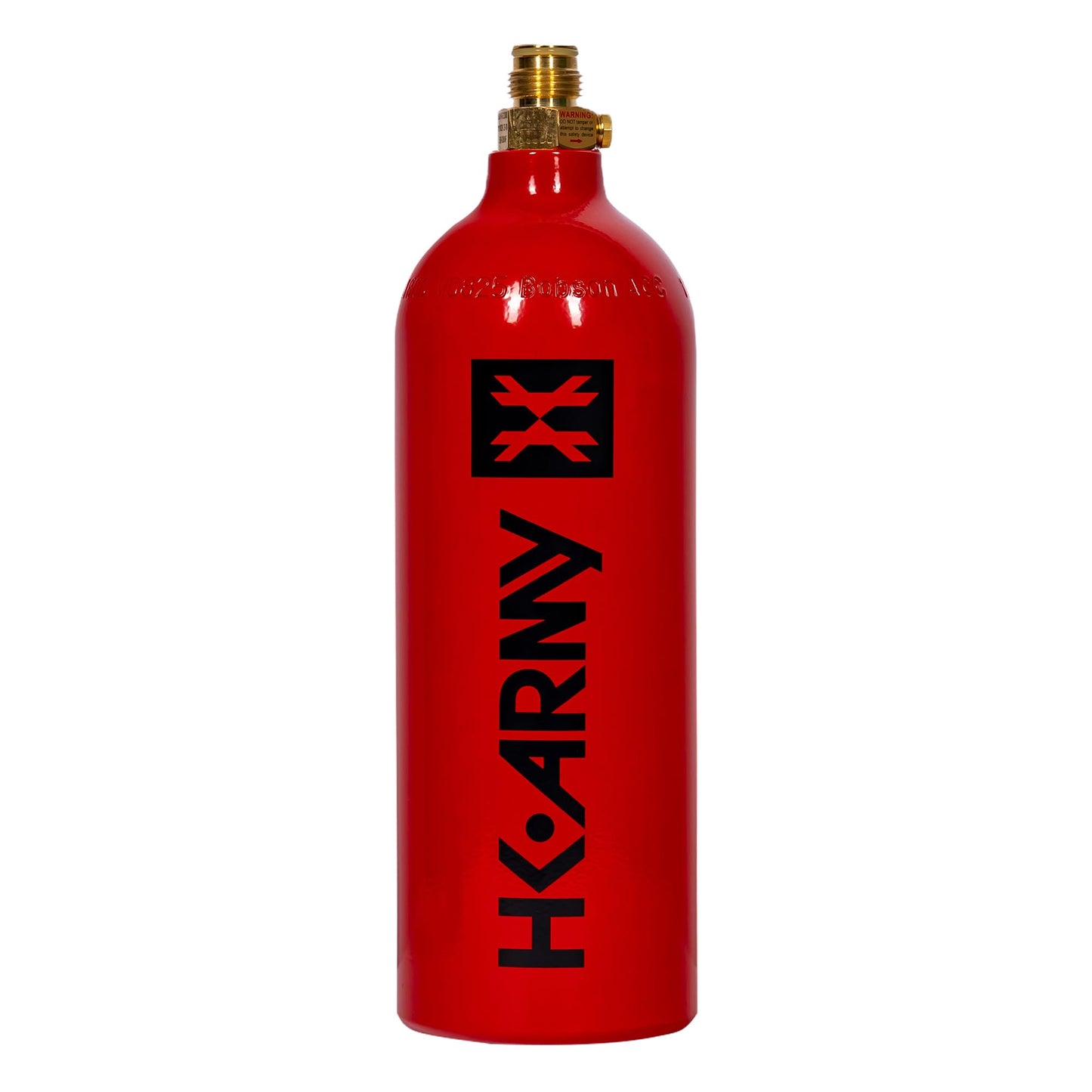 HK Army 20oz Aluminum CO2 Tank - High Pressure Compressed Air System for Paintball & Airsoft Gear - Red