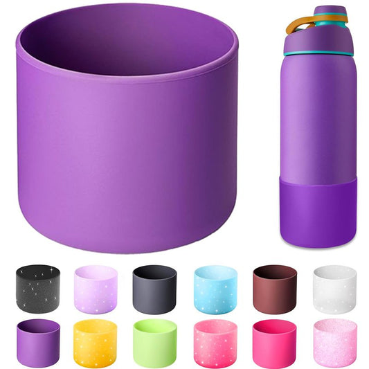 ALLVANA Silicone Water Bottle Boot for Owala 24 oz, Anti-Slip Protective Sleeve for Owala FreeSip, Twist & Flip Stainless Steel Water Bottle, Protective Bottom Base Cover